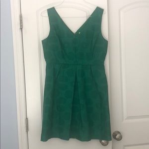 J. Crew green sleeveless dress - size 12